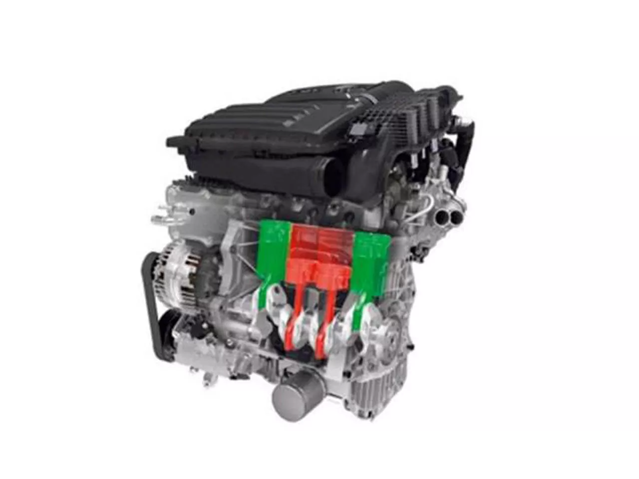 Lower fuel consumption and less consumption illustration