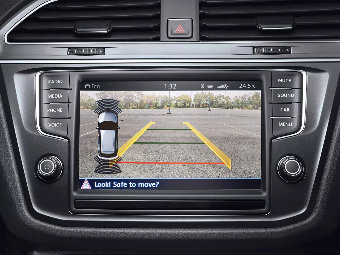 Front and Rear Parking Sensor illustration